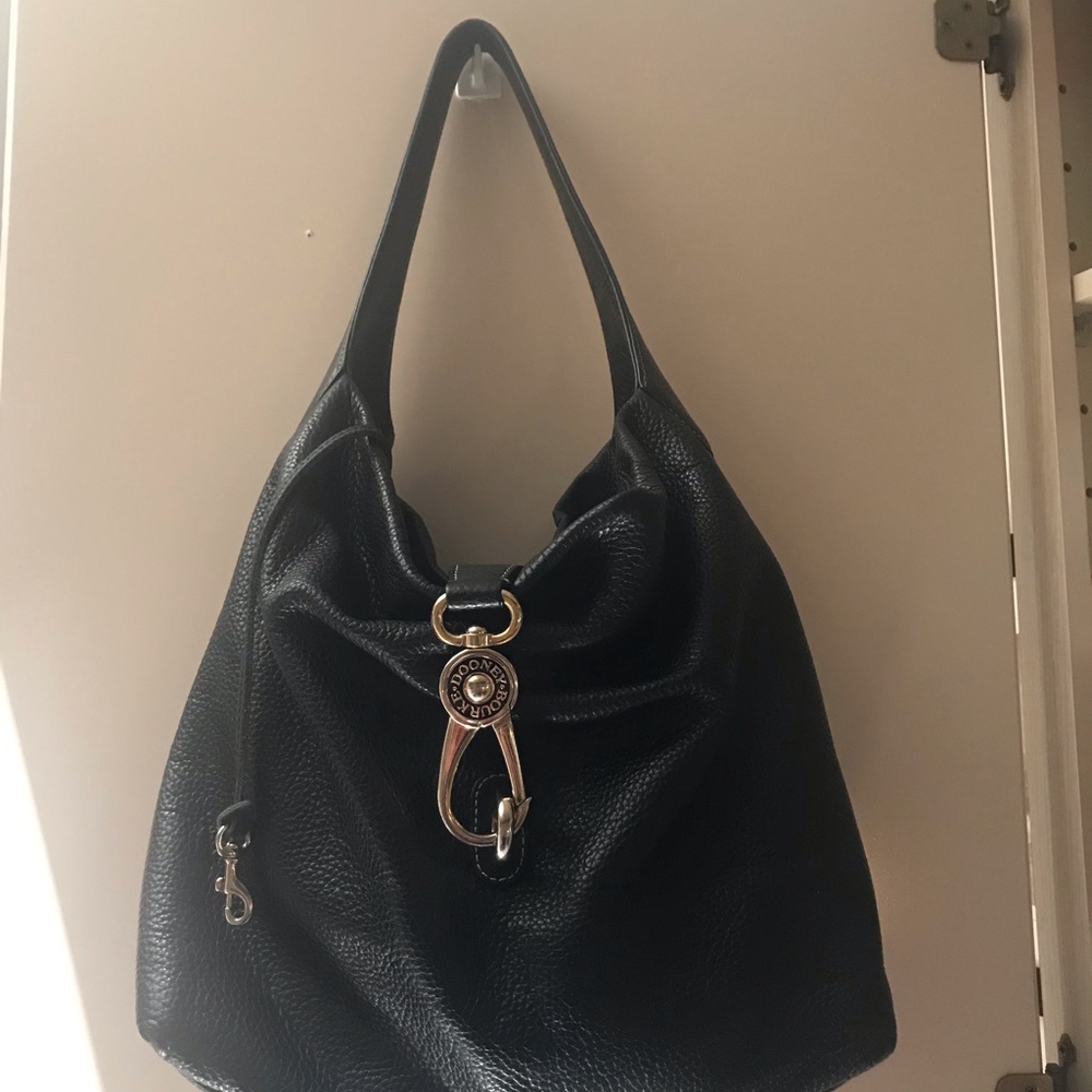 Dooney & Bourke Belvedere logo leather bag